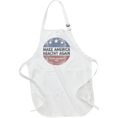 Maha Trump Kennedy 2024 Make America Healthy Again Full-Length Apron With Pockets