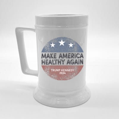 Maha Trump Kennedy 2024 Make America Healthy Again Beer Stein