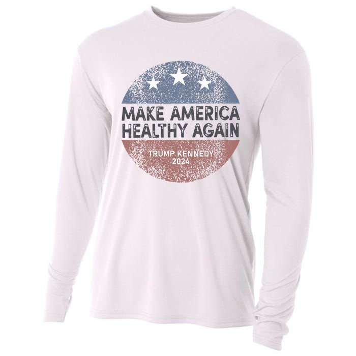 Maha Trump Kennedy 2024 Make America Healthy Again Cooling Performance Long Sleeve Crew