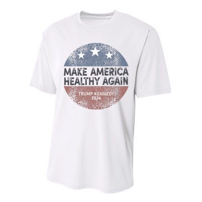 Maha Trump Kennedy 2024 Make America Healthy Again Performance Sprint T-Shirt