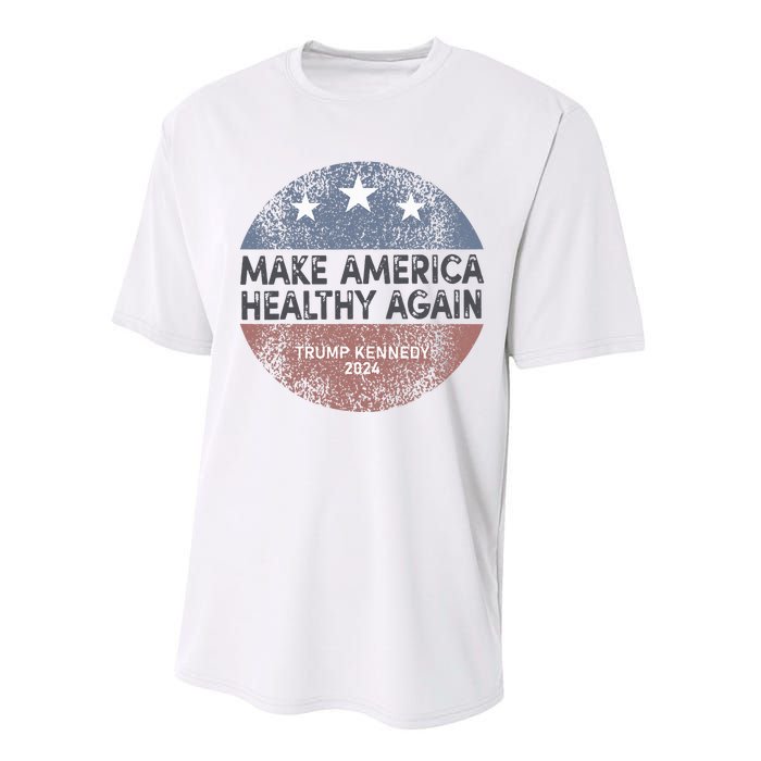 Maha Trump Kennedy 2024 Make America Healthy Again Performance Sprint T-Shirt