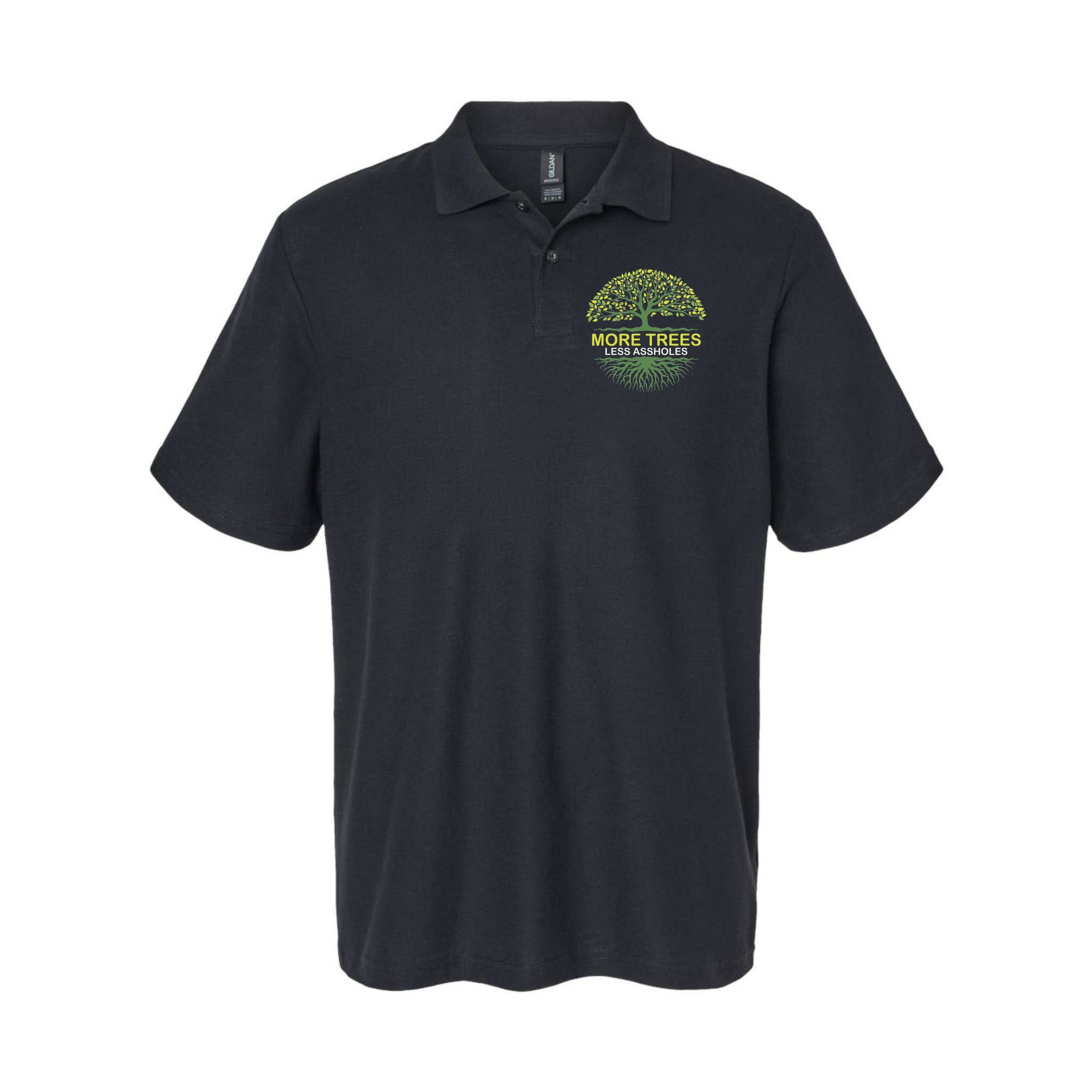 More Trees Less Assholes Environmentalist Earth Advocate Polo