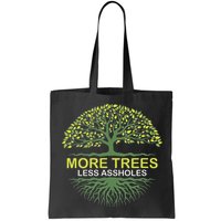 More Trees Less Assholes Environmentalist Earth Advocate Bag
