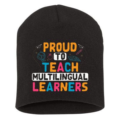 Multilingual Teacher Linguist Language ESL Teaching Short Acrylic Beanie