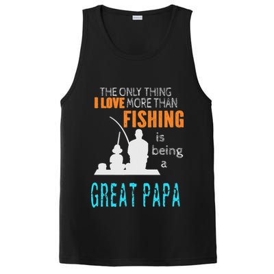 More Than Love Fishing Great Papa Special Great Grandpa PosiCharge Competitor Tank