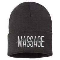 Massage Therapist LMT Licensed Massage Therapist Sustainable Knit Beanie