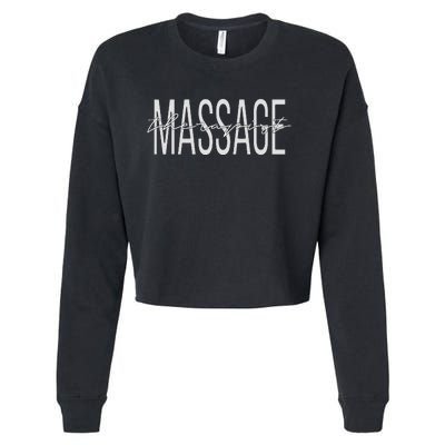 Massage Therapist LMT Licensed Massage Therapist Cropped Pullover Crew