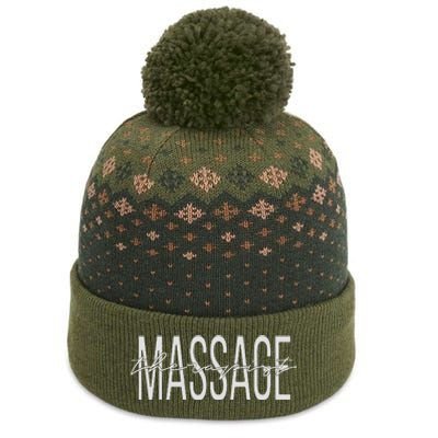 Massage Therapist LMT Licensed Massage Therapist The Baniff Cuffed Pom Beanie