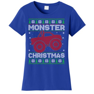 Monster Truck Lover Ugly Monster Truck Christmas Gift Women's T-Shirt