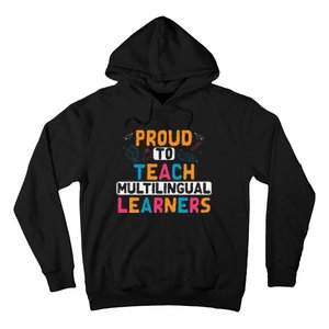 Multilingual Teacher Linguist Language Esl Teaching Hoodie