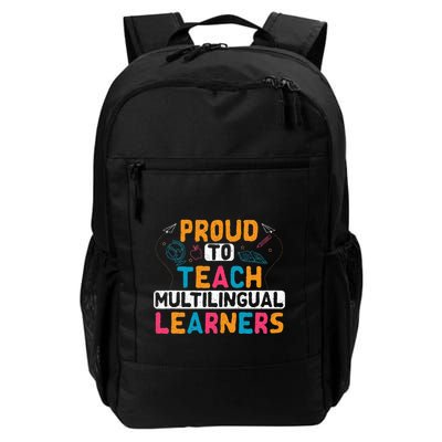 Multilingual Teacher Linguist Language Esl Teaching Daily Commute Backpack