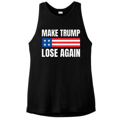 Make Trump Lose Again Election 2024 Premium Ladies PosiCharge Tri-Blend Wicking Tank