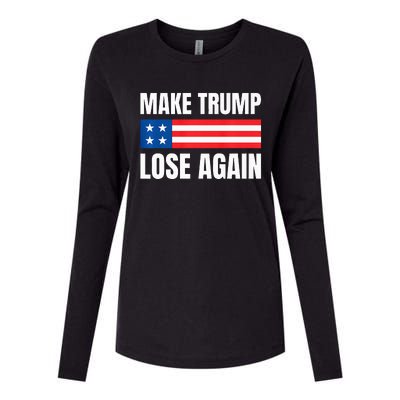 Make Trump Lose Again Election 2024 Premium Womens Cotton Relaxed Long Sleeve T-Shirt