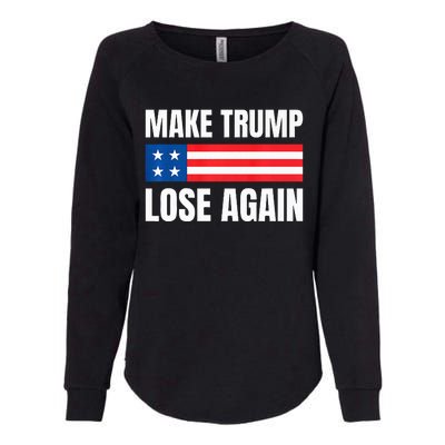 Make Trump Lose Again Election 2024 Premium Womens California Wash Sweatshirt