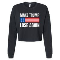 Make Trump Lose Again Election 2024 Premium Cropped Pullover Crew