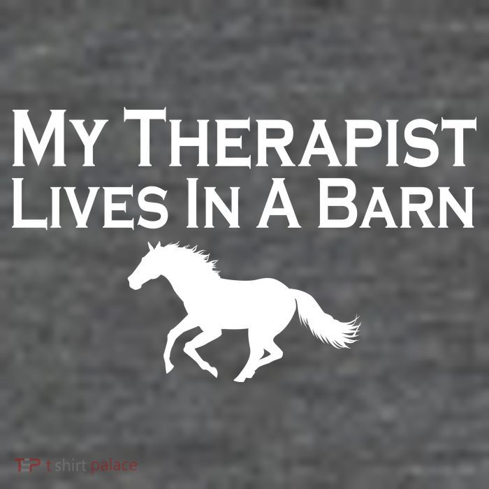 My Therapist Lives In A Barn Horse Lover Backpack