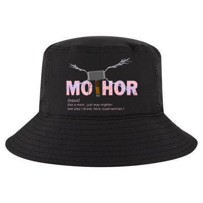 Mo Thor Like Mom Just Way Mightier Funny Mothers Day Cool Comfort Performance Bucket Hat