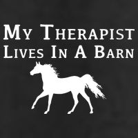 My Therapist Live In A Barn Funny Horse 11oz C Handle Ceramic Mug