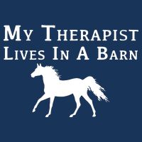 My Therapist Live In A Barn Funny Horse Flatbill Hat