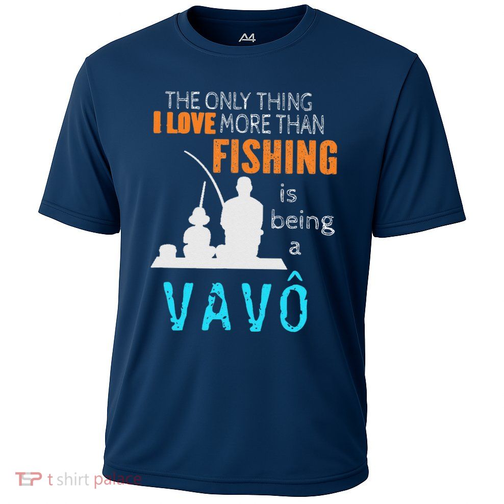 More Than Love Fishing Vavô Portuguese Brazilian Grandpa Performance Shirt
