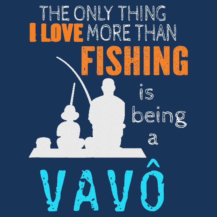 More Than Love Fishing Vavô Portuguese Brazilian Grandpa Drawstring Bag