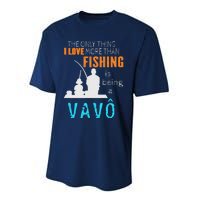 More Than Love Fishing Vavô Portuguese Brazilian Grandpa Performance Sprint T-Shirt