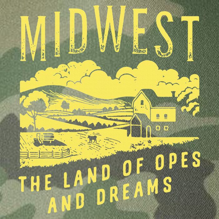 Midwest The Land Of Opes And Dreams Legacy Tie Dye Trucker Hat