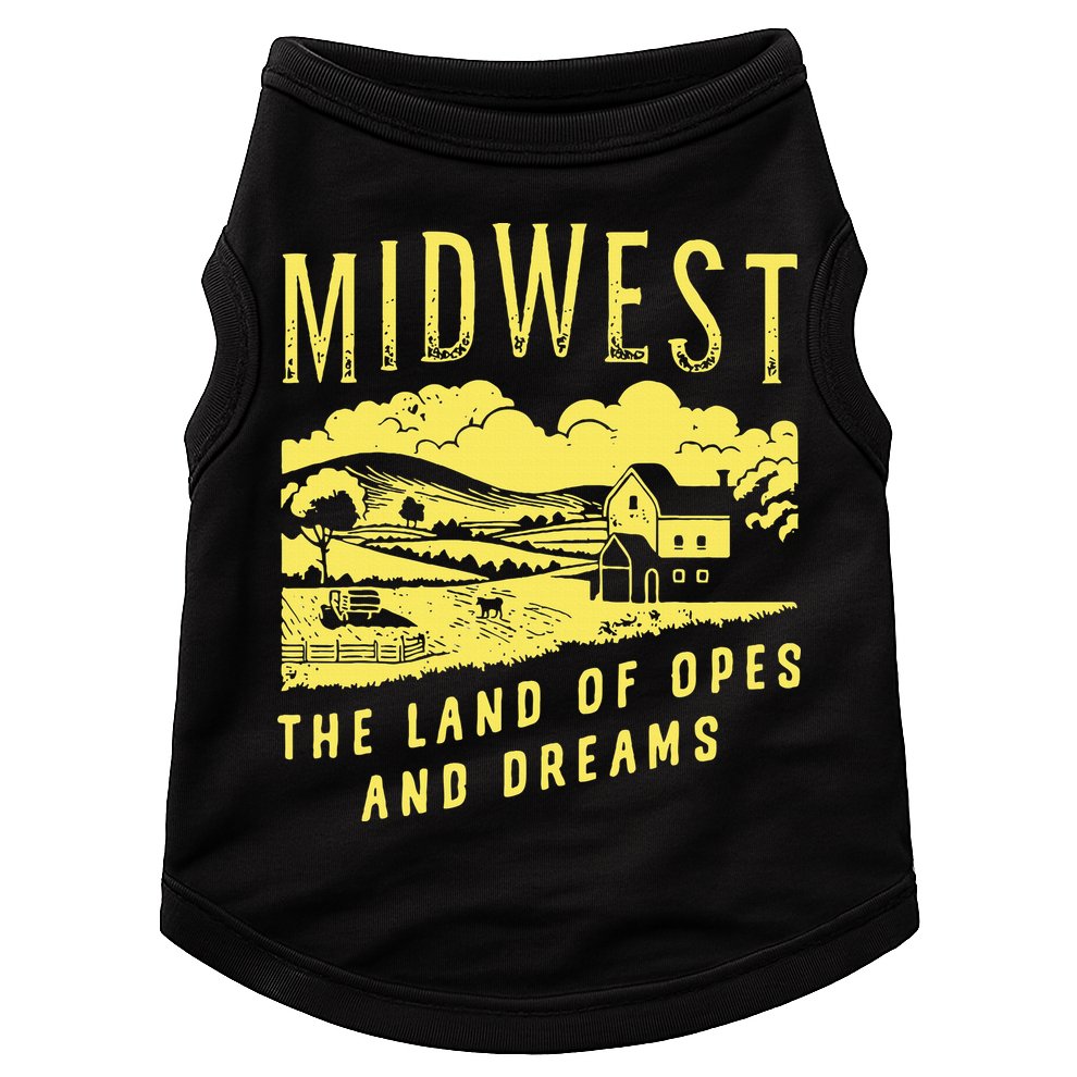 Midwest The Land Of Opes And Dreams Doggie Tank