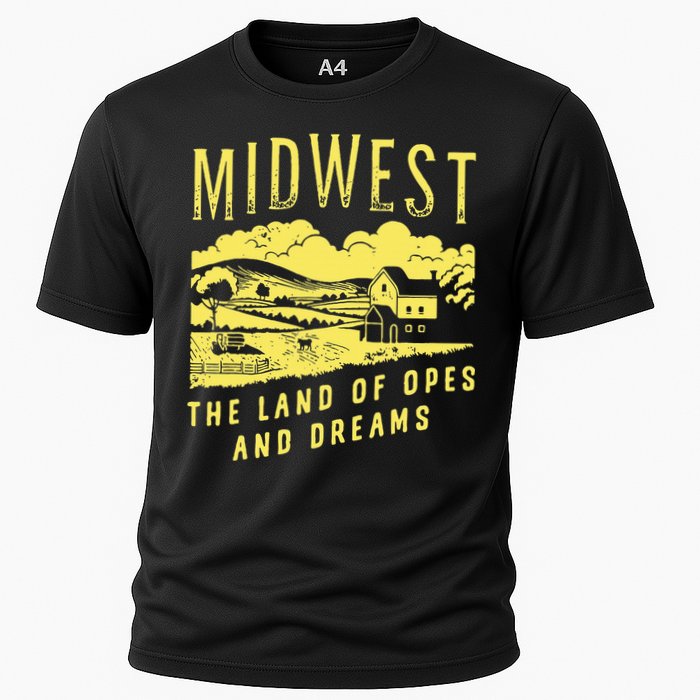Midwest The Land Of Opes And Dreams Performance Shirt