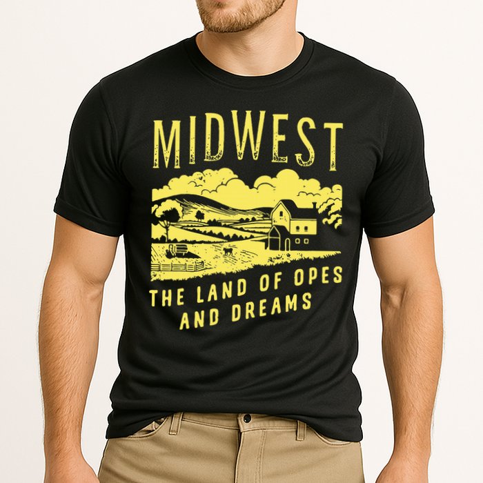 Midwest The Land Of Opes And Dreams Performance Shirt