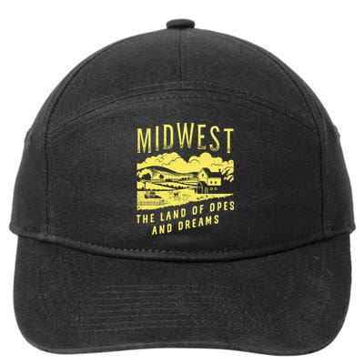 Midwest The Land Of Opes And Dreams 7-Panel Snapback Hat