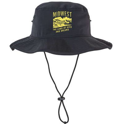 Midwest The Land Of Opes And Dreams Bucket Hat