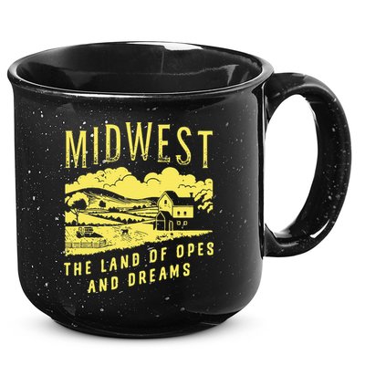 Midwest The Land Of Opes And Dreams 15oz Campfire Ceramic Mug