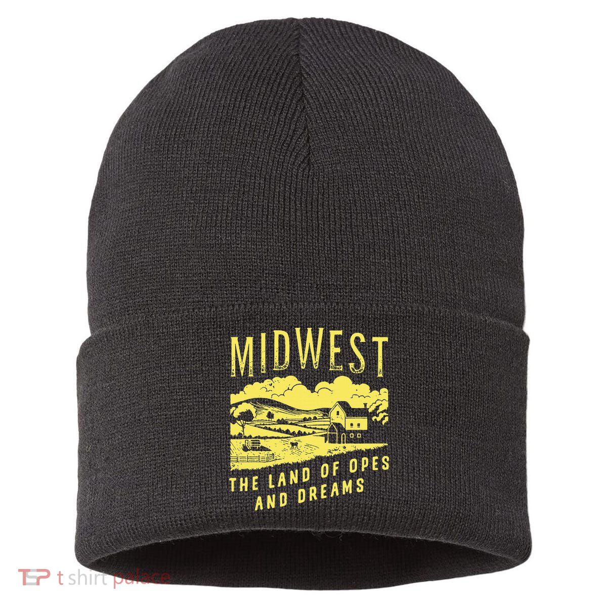 Midwest The Land Of Opes And Dreams Sustainable Knit Beanie