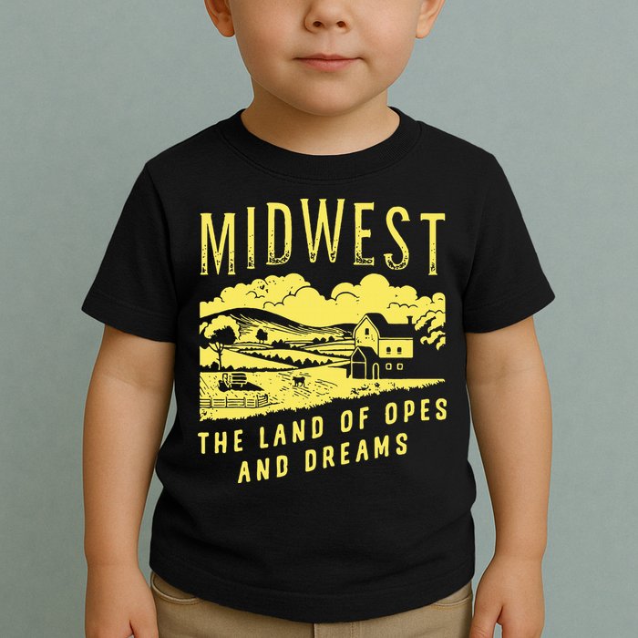Midwest The Land Of Opes And Dreams Toddler T-Shirt