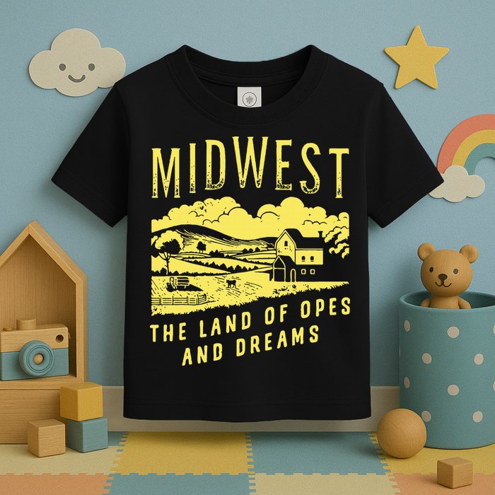 Midwest The Land Of Opes And Dreams Toddler T-Shirt