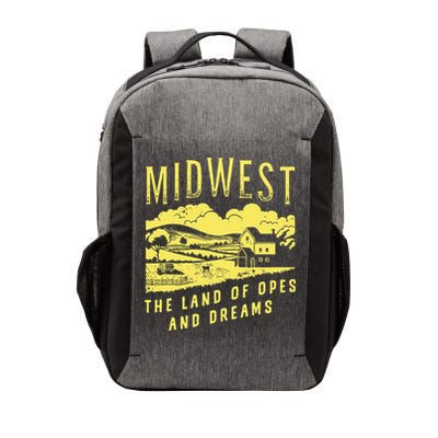 Midwest The Land Of Opes And Dreams Vector Backpack
