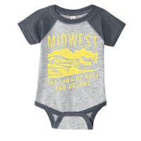 Midwest The Land Of Opes And Dreams Infant Baby Jersey Bodysuit