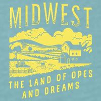 Midwest The Land Of Opes And Dreams Sueded Cloud Jersey T-Shirt