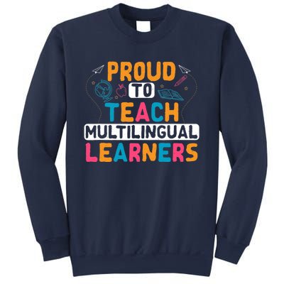 Multilingual Teacher Linguist Language ESL Teaching Sweatshirt