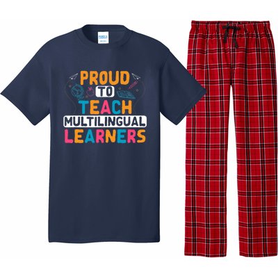 Multilingual Teacher Linguist Language ESL Teaching Pajama Set