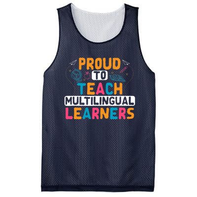 Multilingual Teacher Linguist Language ESL Teaching Mesh Reversible Basketball Jersey Tank