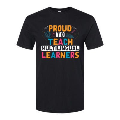 Multilingual Teacher Linguist Language ESL Teaching Softstyle® CVC T-Shirt