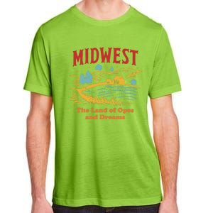 Midwest The Land Of Opes And Dreams Rustic Farm Adult ChromaSoft Performance T-Shirt