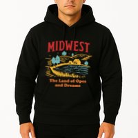 Midwest The Land Of Opes And Dreams Rustic Farm Hoodie