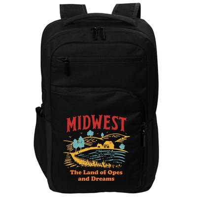 Midwest The Land Of Opes And Dreams Rustic Farm Impact Tech Backpack