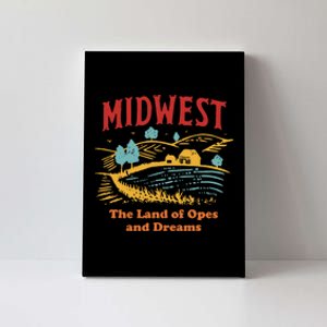 Midwest The Land Of Opes And Dreams Rustic Farm Canvas