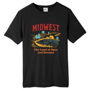 Midwest The Land Of Opes And Dreams Rustic Farm Tall Fusion ChromaSoft Performance T-Shirt