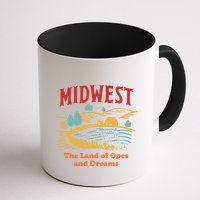 Midwest The Land Of Opes And Dreams Rustic Farm Mug