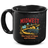 Midwest The Land Of Opes And Dreams Rustic Farm 15oz Campfire Ceramic Mug